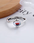 ANELLO CON PIETRA DI LUNA IN ARGENTO 925 - Rinnovamento e crescita personale
