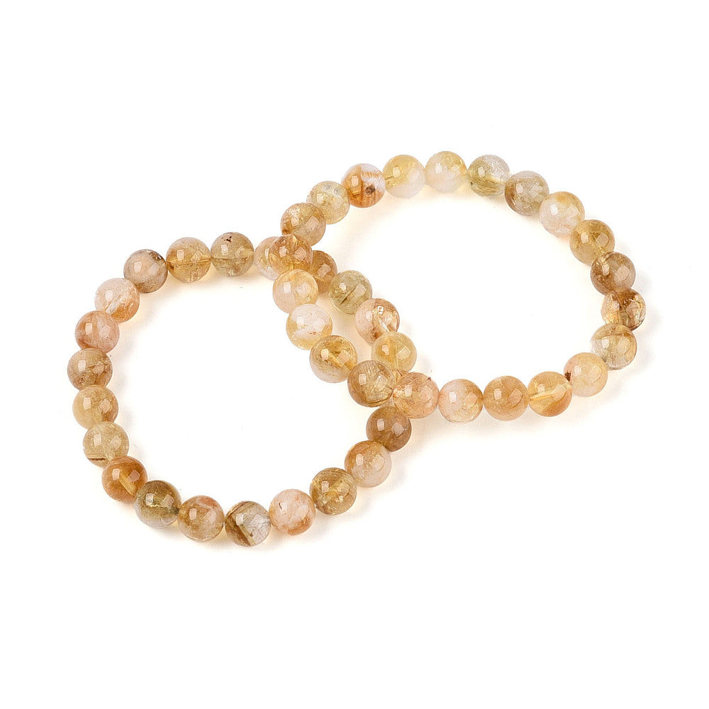 Bracciale in Citrino Naturale – Abbondanza e Prosperità