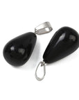 Ciondolo a goccia in Ossidiana nera - INTROSPEZIONE E NEGATIVITÀ