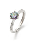 ANELLO CON MOISSANITE IN ARGENTO 925 - Chiarezza mentale e determinazione