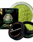 SAMSARA - Matcha Cerimoniale Grado Imperiale, YAME Fukuoka. Raccolta manuale, macinatura pietra, no vapore, EGCG testato, e-guida, 25g