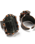 ANELLO CON TORMALINA NERA GREZZA - Protezione e schermatura - Clorophilla Shop