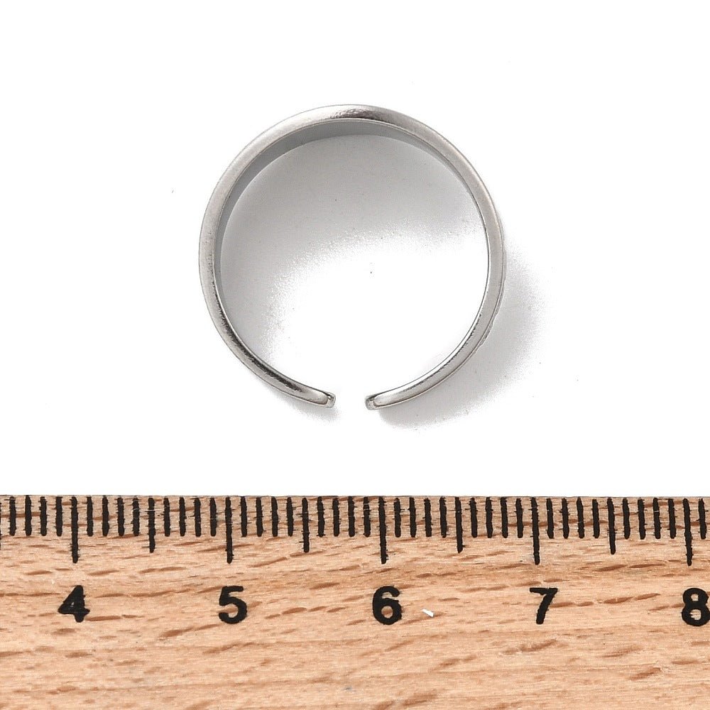 ANELLO CROCE DI SAN BENEDETTO IN ACCIAIO INOX - Protezione e forza spirituale - Clorophilla Shop