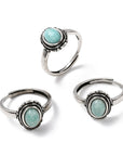 ANELLO EDEN CON AMAZZONITE – Calma e comunicazione - Clorophilla Shop