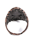ANELLO RETRÒ IN AMETISTA - Calma e rilassamento - Clorophilla Shop