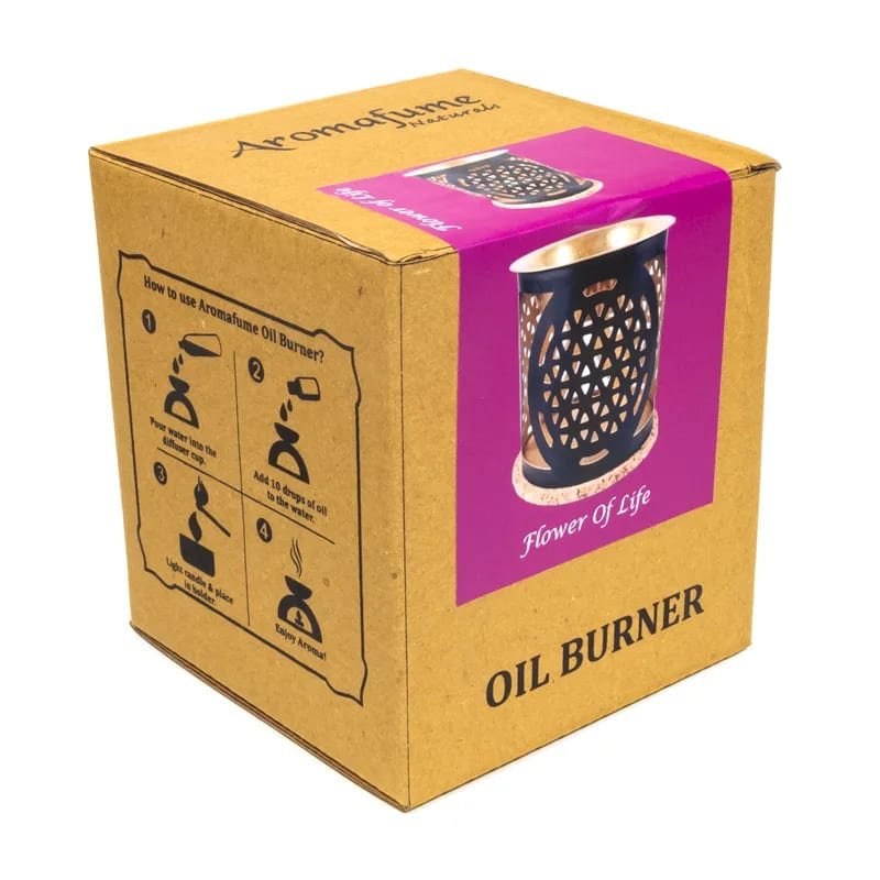 AROMAFUME BRUCIA ESSENZE FIORE DELLA VITA - Bruciatore per oli essenziali - Clorophilla Shop