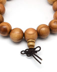 Elastic peach wood bracelet - Protection and longevity