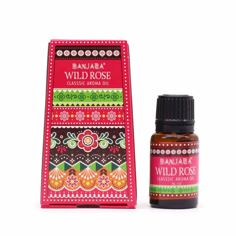BANJARA OLIO AROMATICO PER DIFFUSIONE - Rosa selvatica - Clorophilla Shop