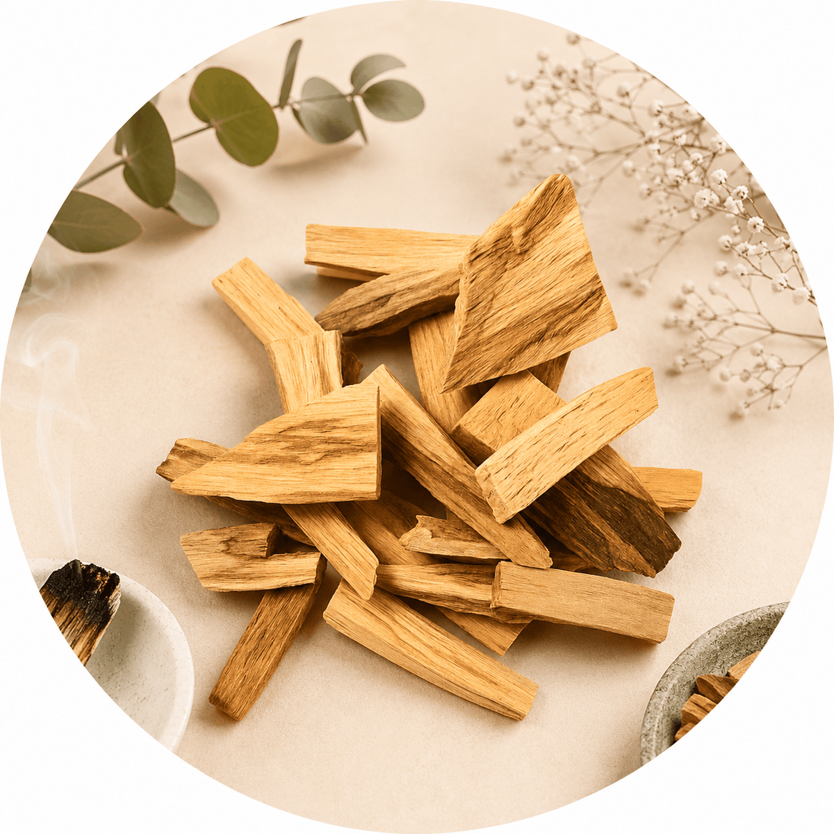 BASTONCINI LEGNO DI PALO SANTO TAGLIO RUSTICO - 50g - Clorophilla Shop