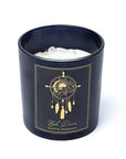 Boho Dreams Candela con pietre di Cristallo di Rocca - Mirra e Sandalo - Clorophilla Shop