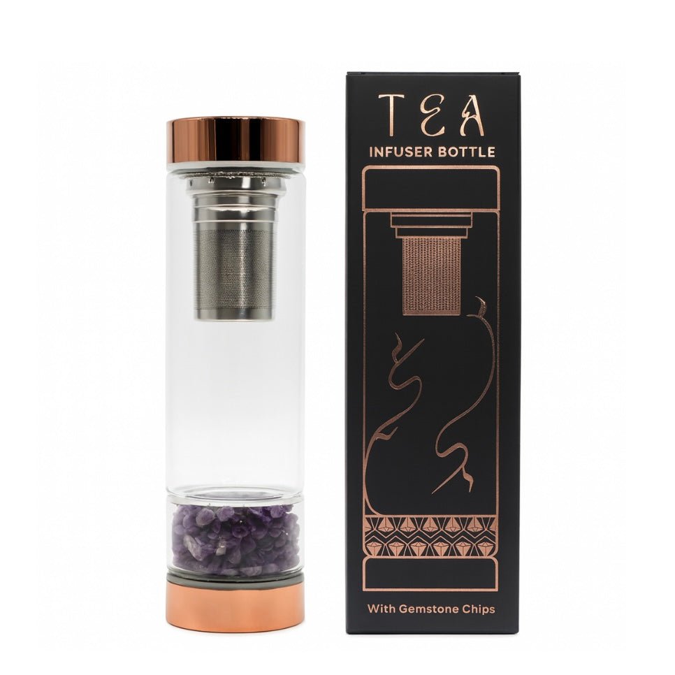 BORRACCIA INFUSIONE CON PIETRE - Ametista - Clorophilla Shop