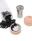 BORRACCIA INFUSIONE CON PIETRE - Onice nero - Clorophilla Shop