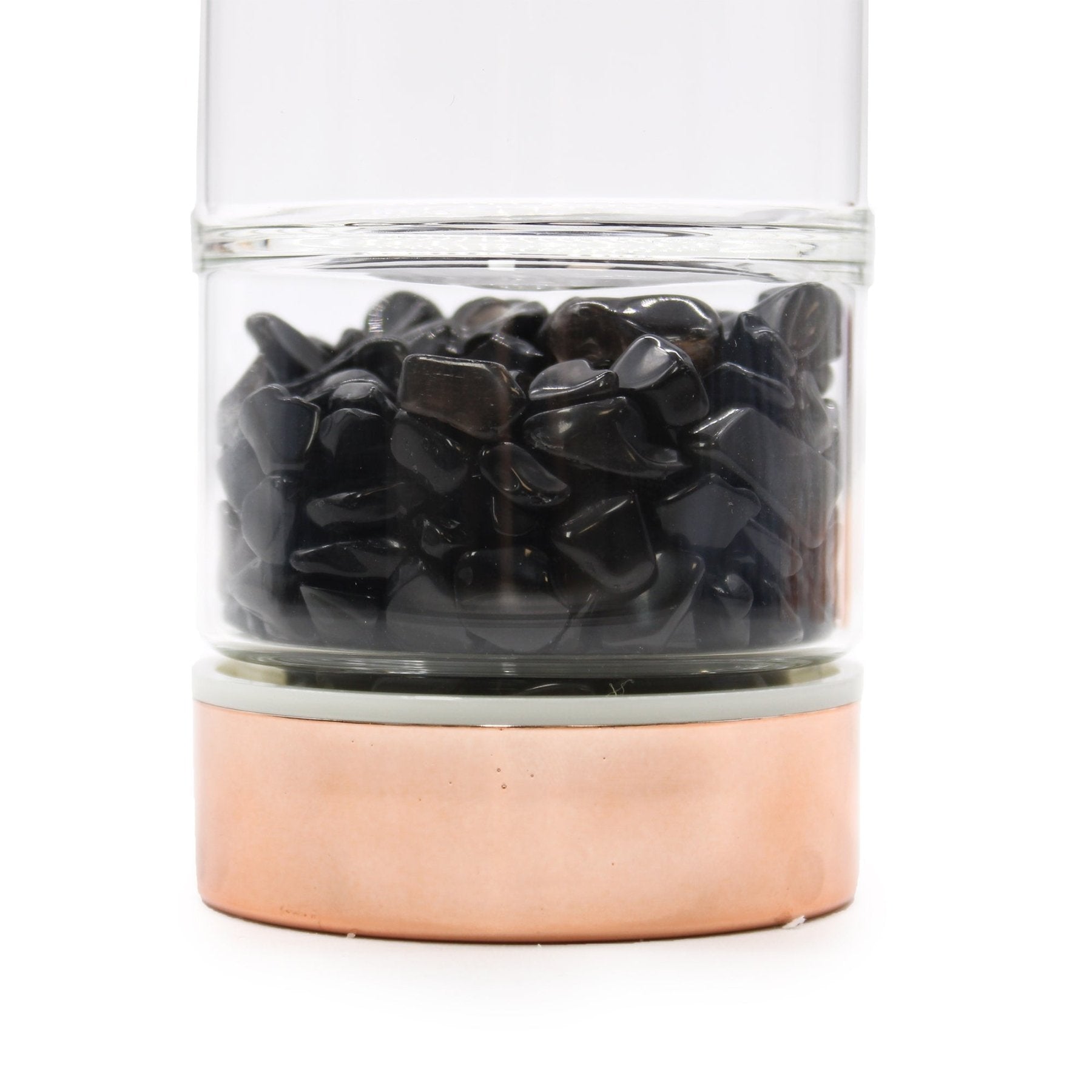 BORRACCIA INFUSIONE CON PIETRE - Onice nero - Clorophilla Shop