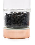 BORRACCIA INFUSIONE CON PIETRE - Onice nero - Clorophilla Shop