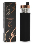 BORRACCIA INFUSIONE CON PIETRE - Onice nero - Clorophilla Shop