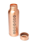 BOTTIGLIA IN RAME 7 CHAKRA - Borraccia incisa al laser - Clorophilla Shop