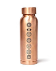 BOTTIGLIA IN RAME 7 CHAKRA - Borraccia incisa al laser - Clorophilla Shop
