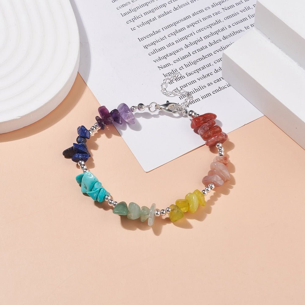 BRACCIALE 7 CHAKRA - Riequilibrio energetico - Clorophilla Shop