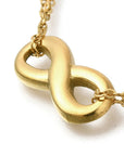Bracciale dell’Amicizia Multifilo Infinito in Acciaio Inossidabile Placcato Oro 18K - Clorophilla Shop