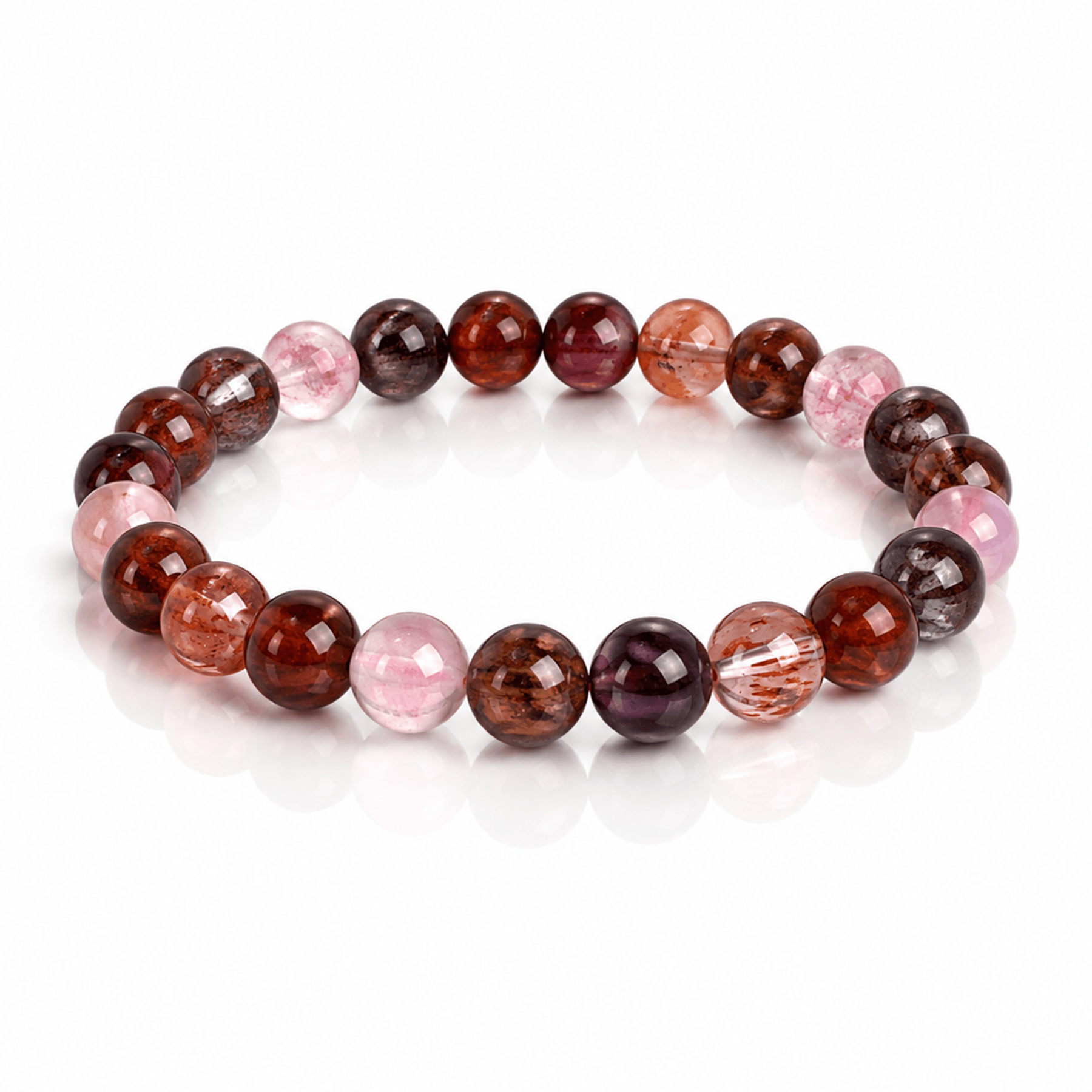 Bracciale Elastico in Super Seven Naturale – Cristallo della Spiritualità e dell’Energia - Clorophilla Shop