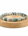 BRACCIALE IN AGATA ALBERO - Radicamento e prosperità - Clorophilla Shop