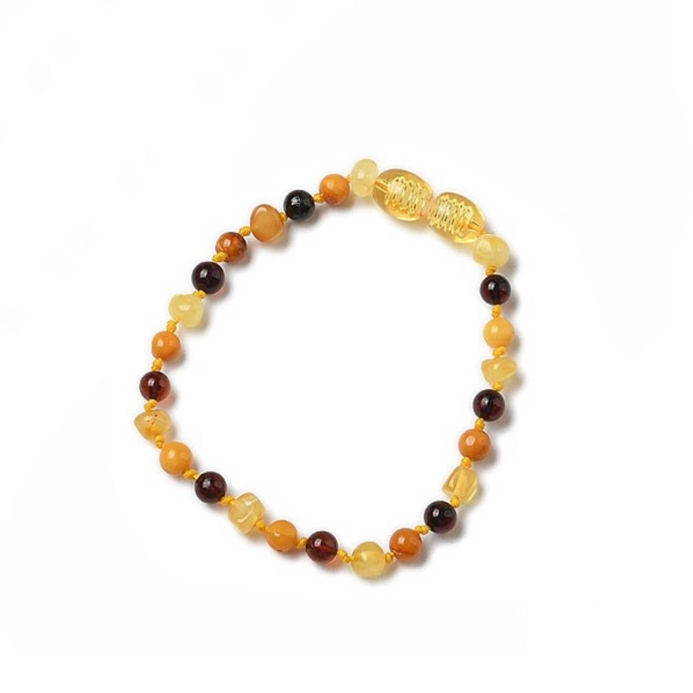 BRACCIALE IN AMBRA NEONATO/BAMBINO - Energia e protezione - Clorophilla Shop