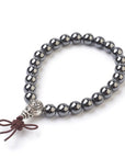 BRACCIALE IN EMATITE CON PERLA GURU - Radicamento e Protezione - Clorophilla Shop