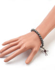 BRACCIALE IN EMATITE CON PERLA GURU - Radicamento e Protezione - Clorophilla Shop