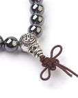 BRACCIALE IN EMATITE CON PERLA GURU - Radicamento e Protezione - Clorophilla Shop