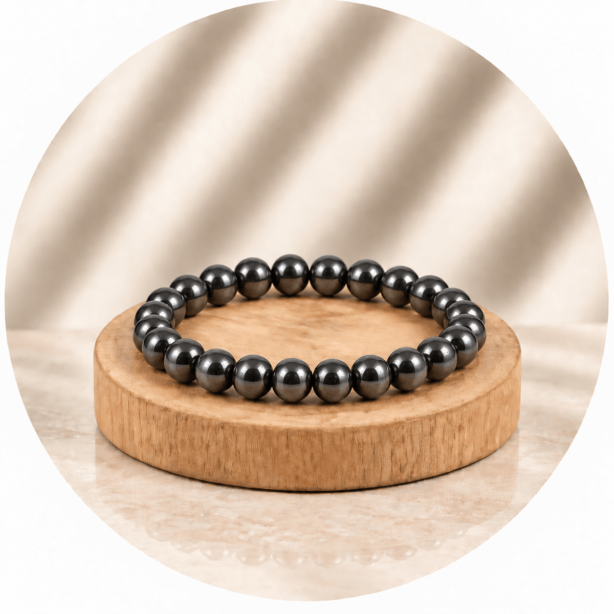BRACCIALE IN EMATITE - Stabilità, centratura e radicamento - Clorophilla Shop