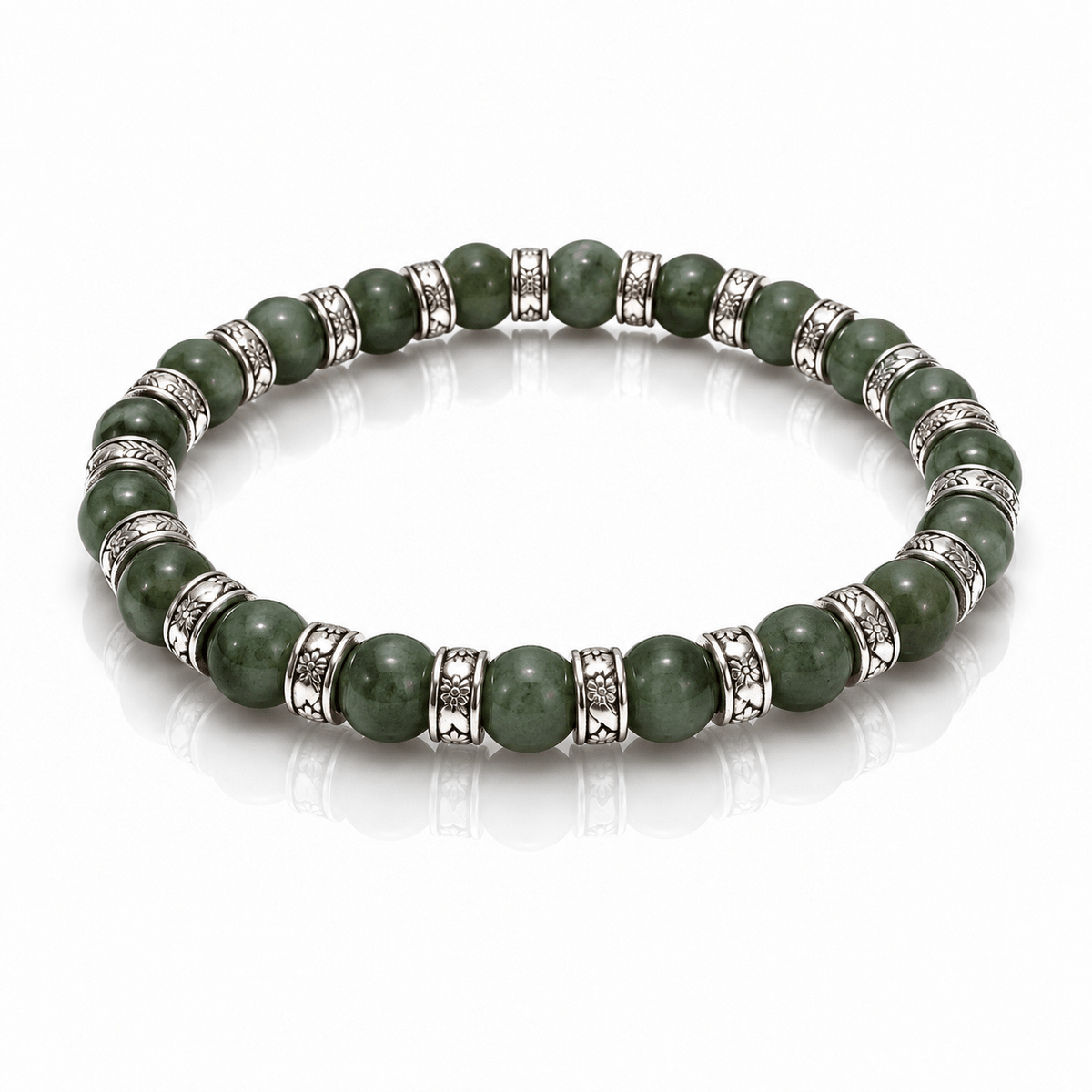 Bracciale in Giada Xiuyi Elastico New Design – Fortuna e armonia - Clorophilla Shop