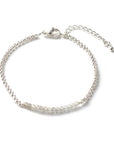 Bracciale in Labradorite Naturale Sfaccettata con Catena in Acciaio Inossidabile - Clorophilla Shop