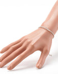 Bracciale in Labradorite Naturale Sfaccettata con Catena in Acciaio Inossidabile - Clorophilla Shop