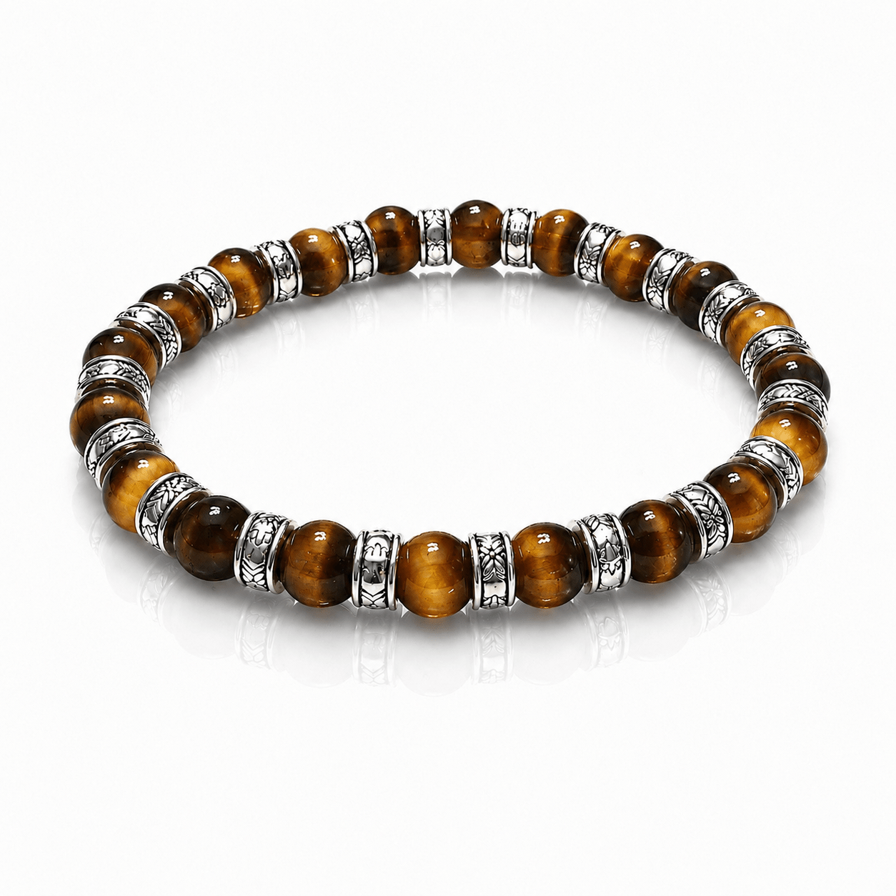 Bracciale in Occhio di Tigre Elastico New Design – Forza e Sicurezza - Clorophilla Shop