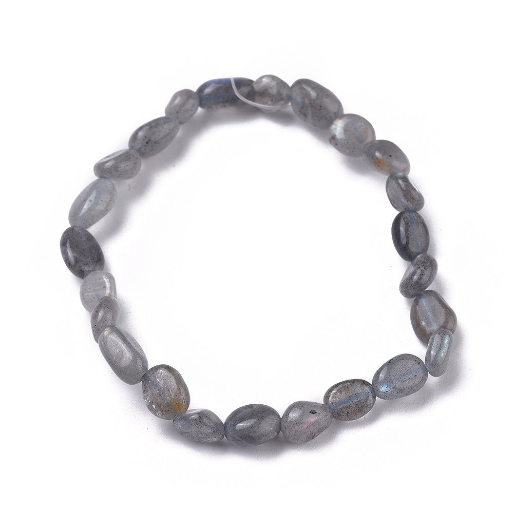 Bracciale in pepite di Labradorite Naturale – Protezione e Intuizione - Clorophilla Shop
