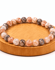 BRACCIALE IN PIETRA DEL SOLE - Energia e vitalità - Clorophilla Shop