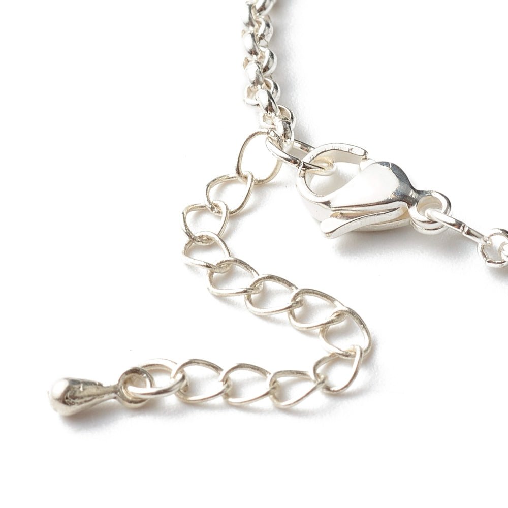 Bracciale in Pietra di Luna Naturale Sfaccettata con Catena in Acciaio Inossidabile - Clorophilla Shop
