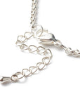 Bracciale in Quarzo Rosa Naturale Sfaccettato con Catena in Acciaio Inossidabile - Clorophilla Shop