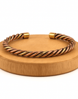 BRACCIALE INTRECCIATO IN RAME E OTTONE - Vitalità e resistenza fisica - Clorophilla Shop