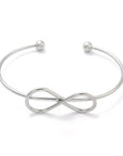 Bracciale rigido dell’Amicizia Infinito in Acciaio Inossidabile - regolabile - Clorophilla Shop