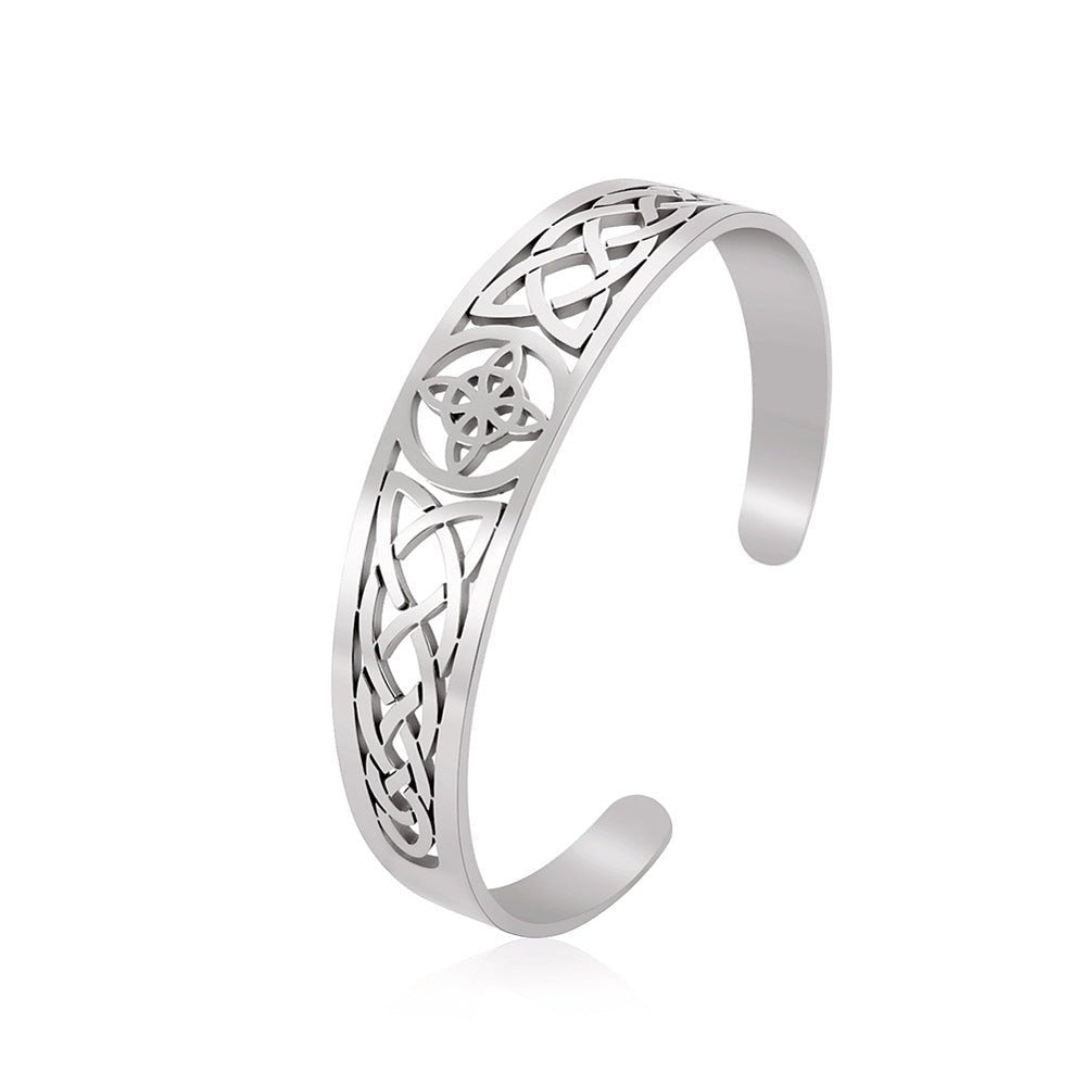 Bracciale Rigido Nodo della Strega – Protezione e Forza Interiore - Clorophilla Shop