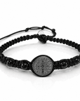 Bracciale San Benedetto con Tormalina Nera Regolabile – Protezione e Difesa Energetica - Clorophilla Shop