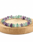BRACCIALE SCAGLIE IN FLUORITE - Concentrazione e chiarezza mentale - Clorophilla Shop