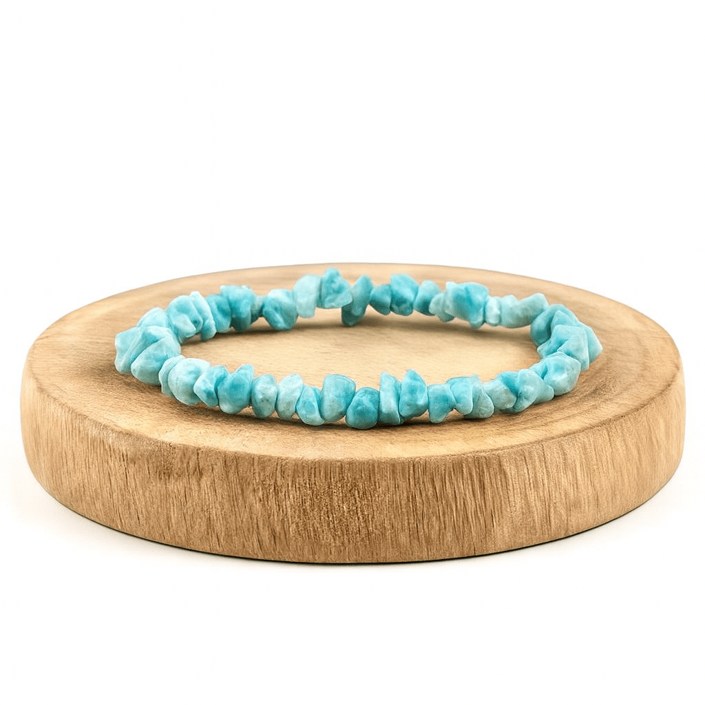BRACCIALE SCAGLIE IN LARIMAR - Calma e serenità - Clorophilla Shop