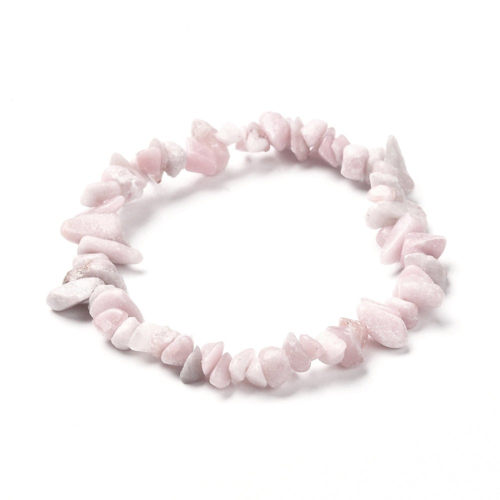 BRACCIALE SCAGLIE OPALE ROSA - serenità e armonia - Clorophilla Shop