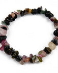 BRACCIALE SCAGLIE TORMALINA MULTICOLORE - Protezione energie negative - Clorophilla Shop