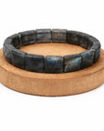 BRACCIALE SFACCETTATO IN LABRADORITE - Protezione e trasformazione - Clorophilla Shop