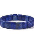 Bracciale sfaccettato in Pietra Lapislazzuli - LUCIDITÀ MENTALE E INTUIZIONE - Clorophilla Shop