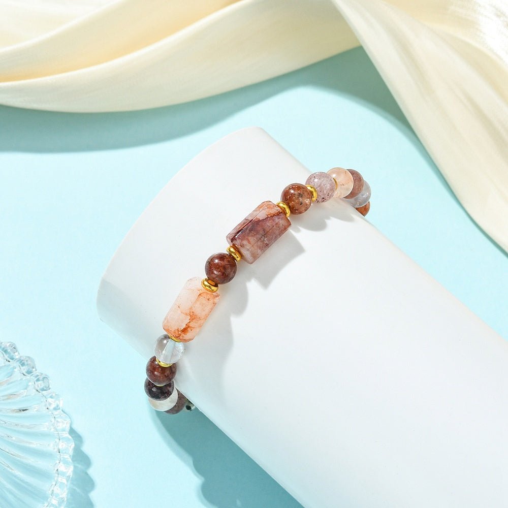 BRACCIALE SUPER SEVEN E QUARZO EMATOIDE – Spiritualità ed energia - Clorophilla Shop