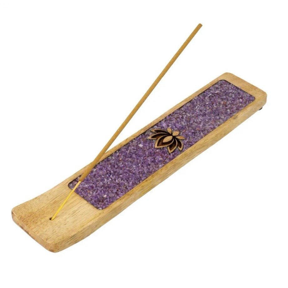 BRUCIAINCENSO FIORE DI LOTO - Ametista - Clorophilla Shop